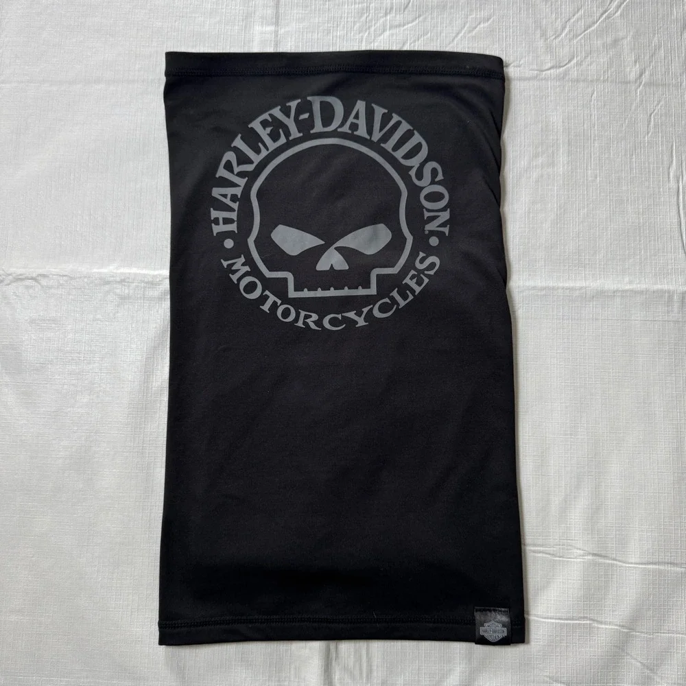 Harley-Davidson Willie G Skull Neck Gaiter Face Mask Black 97125-22VX Mens Large